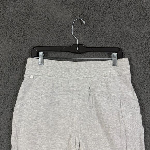 Lululemon Pants Womens 10 Gray Warm Down Joggers Drawstring Stretch Casual - Picture 9 of 12